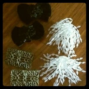 Vintage shoe clips jewelry